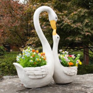 Beautiful duck statue for garden