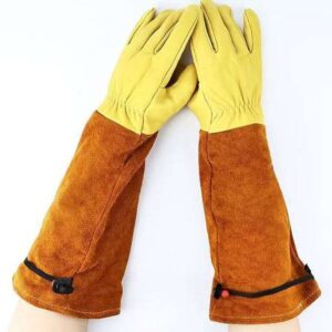 Long sleeve hand gloves for gardening